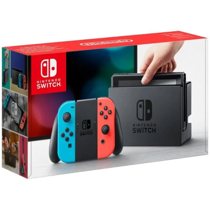 Console Nintendo Switch • Bleu néon et rouge néon - Image 6