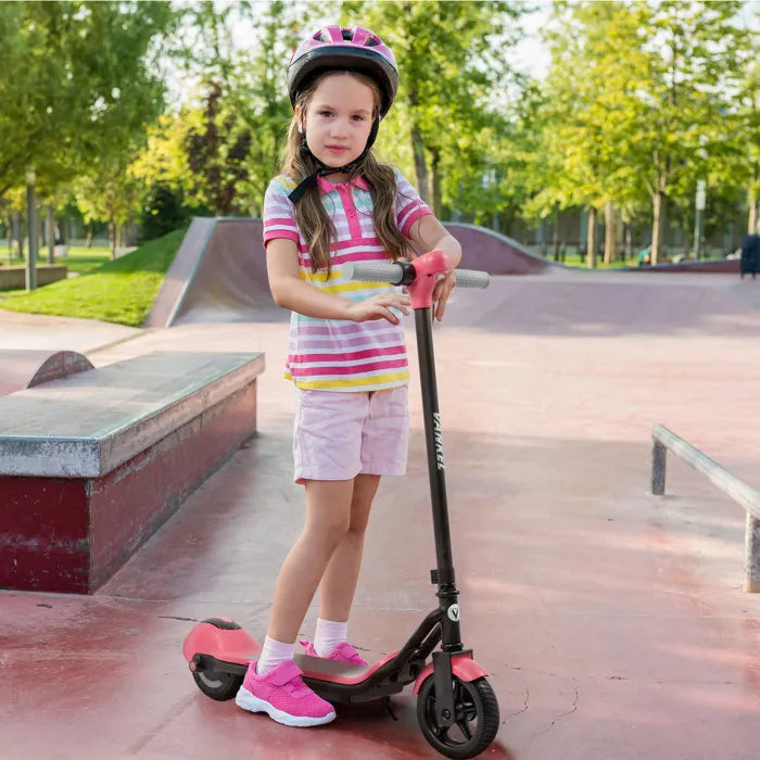 Trottinette électrique Vankel pour enfants de 6 à 14 ans, 12 km/h, rose, écran LED - Image 5