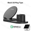 3 in 1 Fast Wireless Charger Dock Station