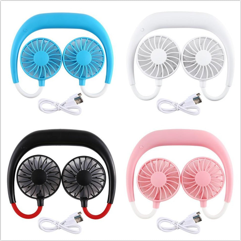 Hands-free Neck Dual Fan Air Cooler