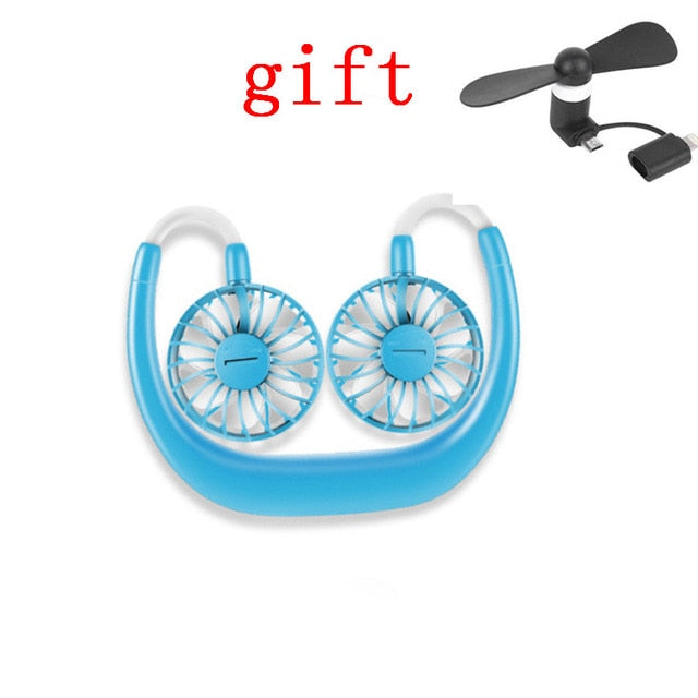 Hands-free Neck Dual Fan Air Cooler